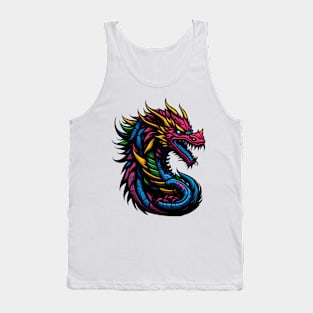 Japanese Style Dragon Tee! Tank Top